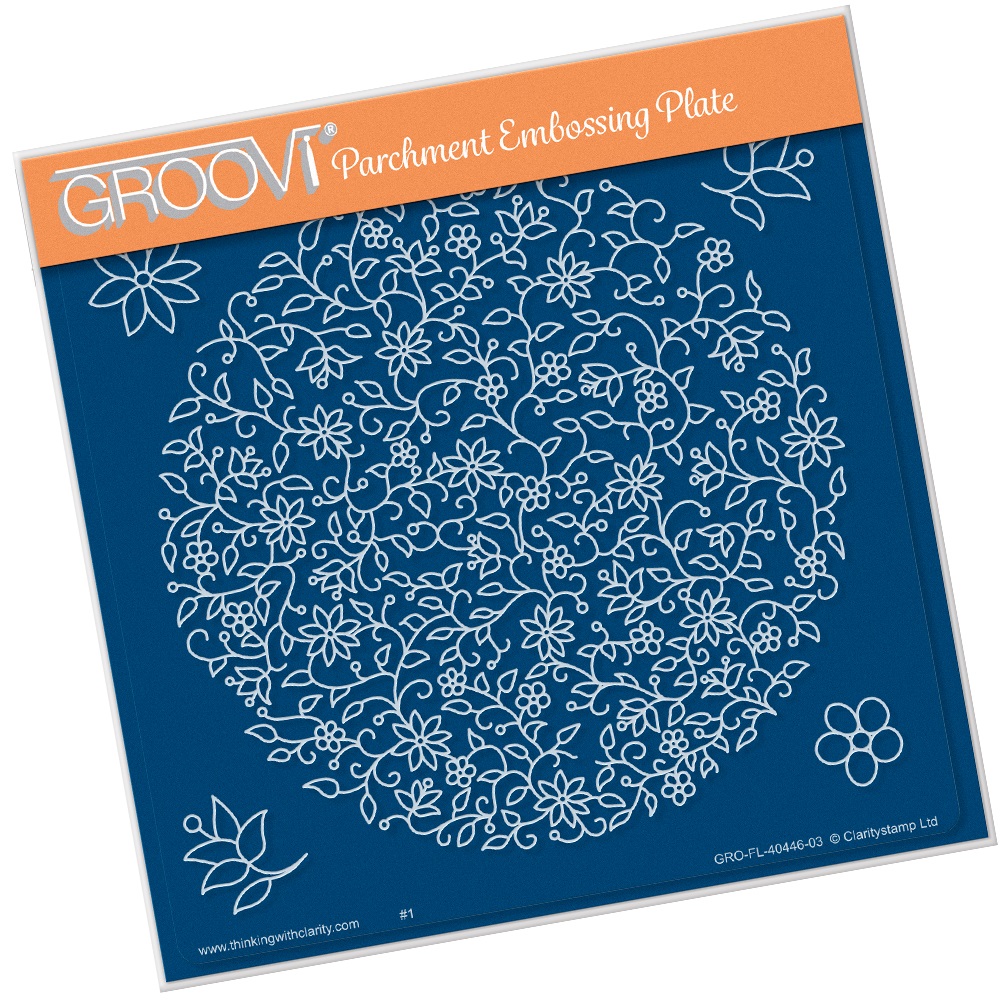 Groovi Floral Moon Plate Set